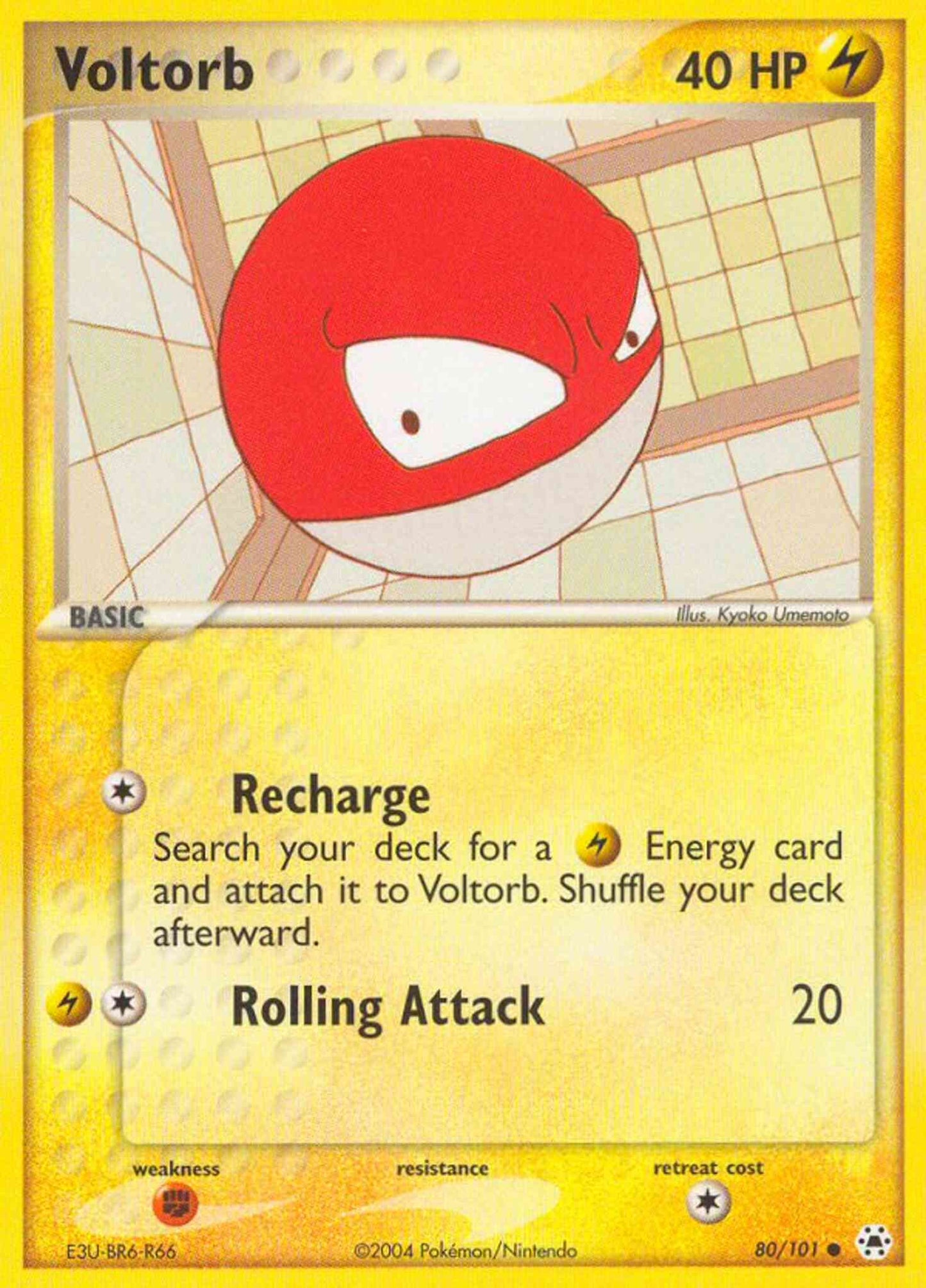 Voltorb - 80/101 - Common [ex5-80] [Reverse Holo]