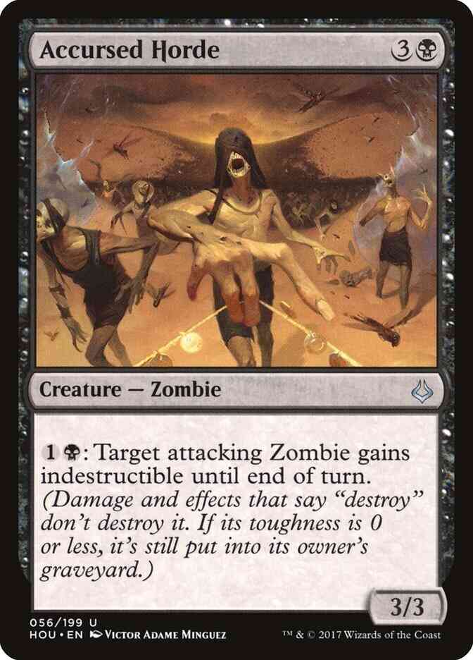 Accursed Horde [56] [Hour of Devastation] [Non-Foil]
