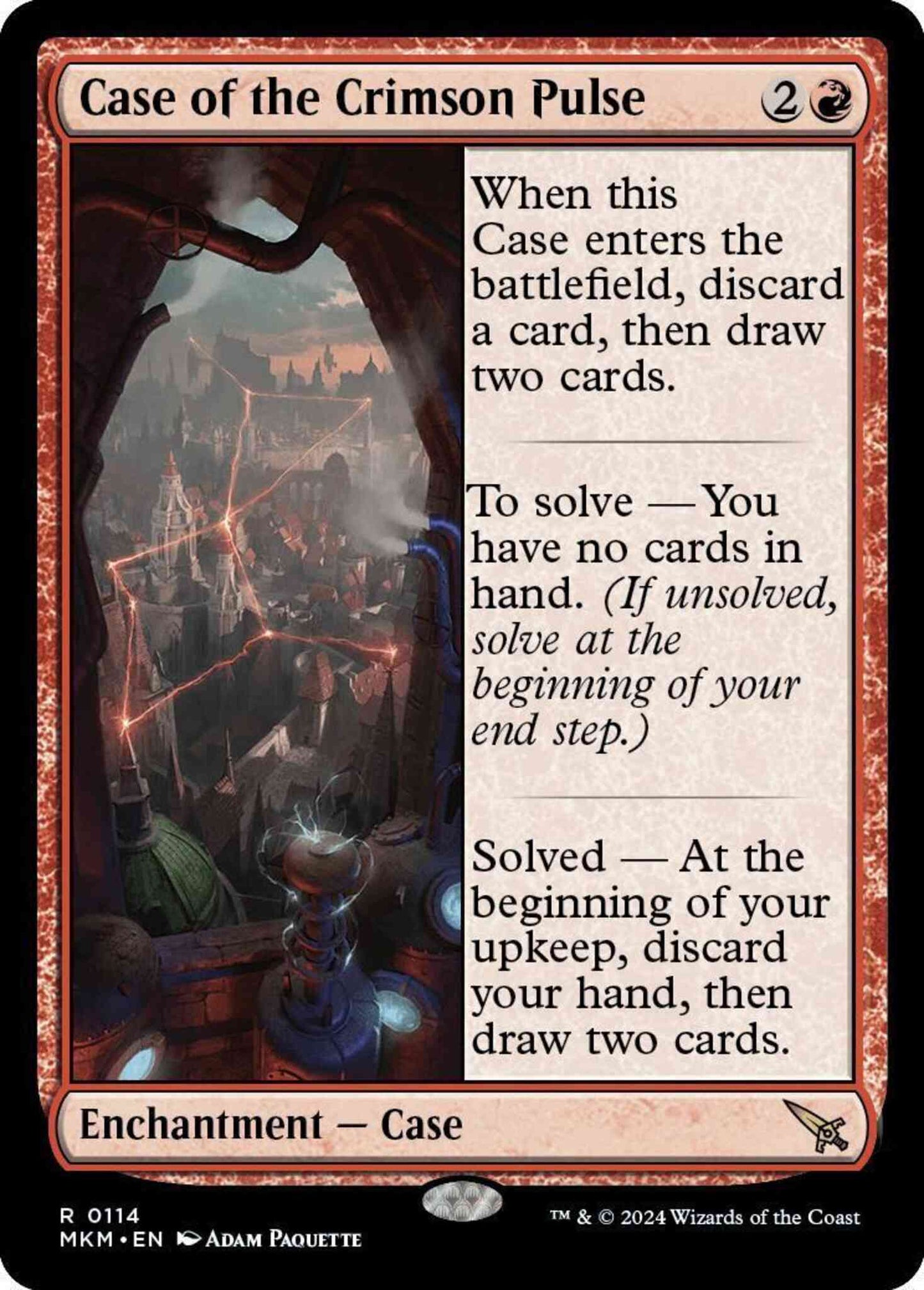 Case of the Crimson Pulse [114] [Murders at Karlov Manor] [Non-Foil]