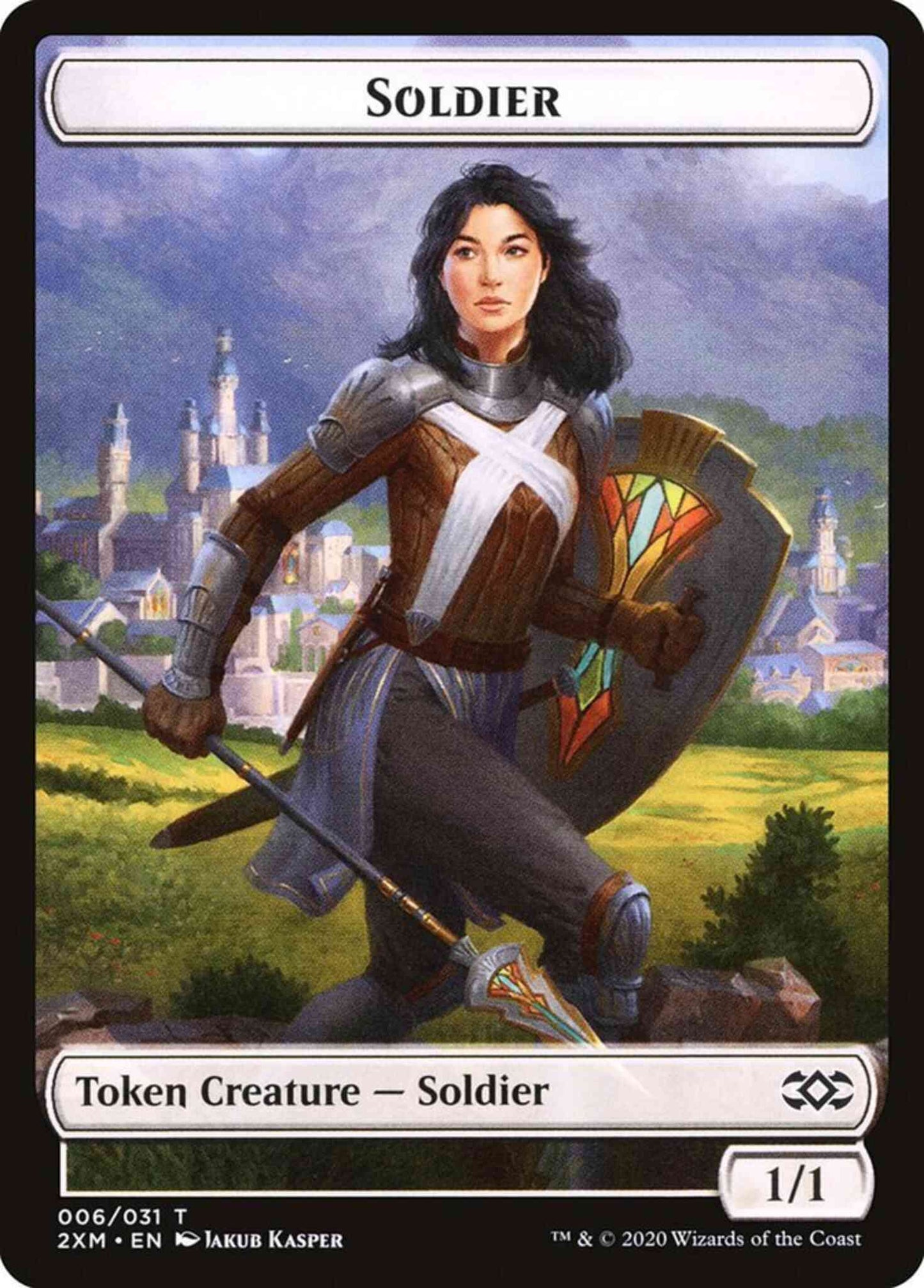 Soldier Token [06] [Double Masters Tokens] [Non-Foil]