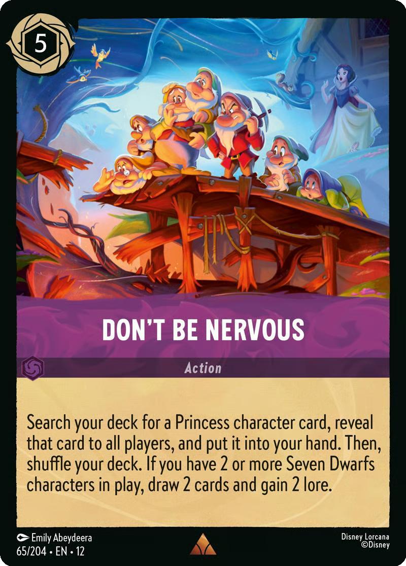 Don't Be Nervous - 65/204 [Wilds Unknown] [Non-Foil]