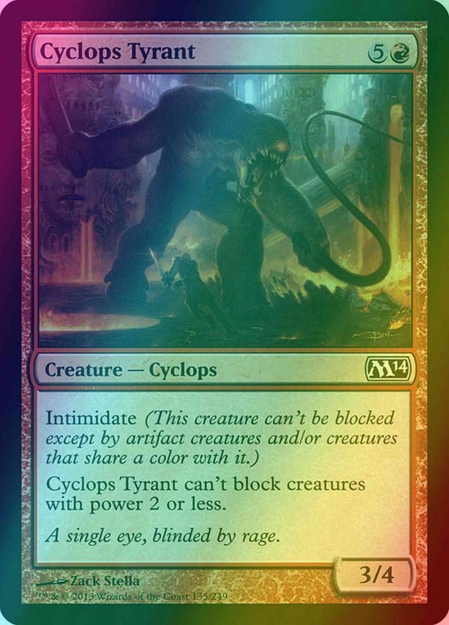 Cyclops Tyrant [135] [Magic 2014] [Foil]