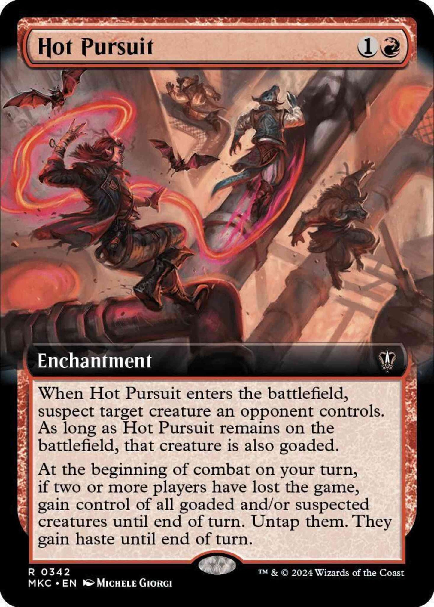 Hot Pursuit [342] [Extended Art] [Murders at Karlov Manor: Commander] [Non-Foil]