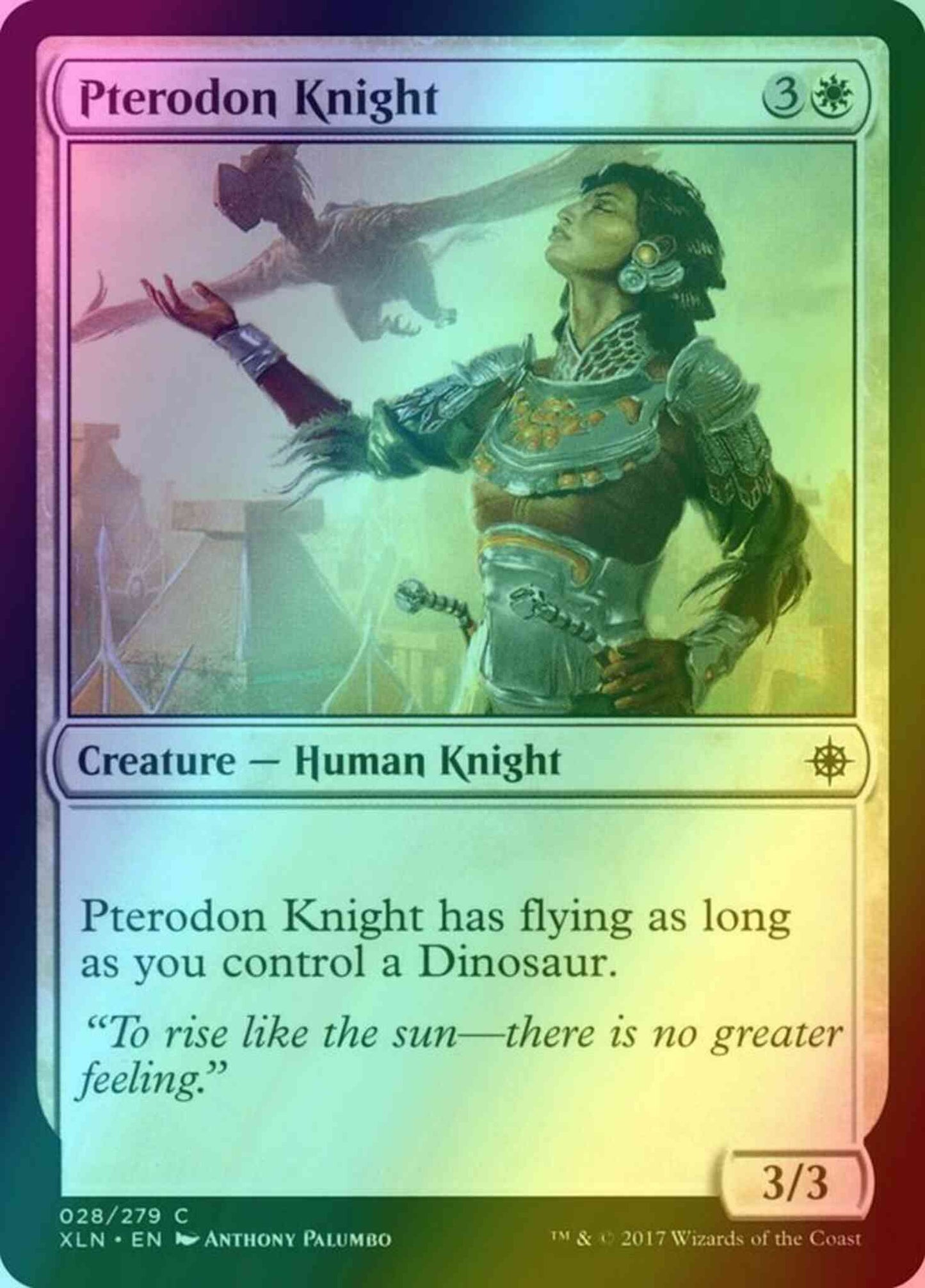 Pterodon Knight [28] [Ixalan] [Foil]