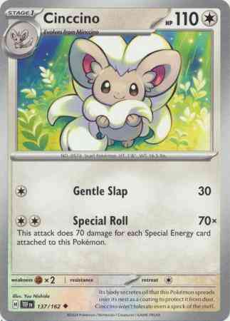 Cinccino - 137/162 - Uncommon [sv05-137] [Non-Holo]