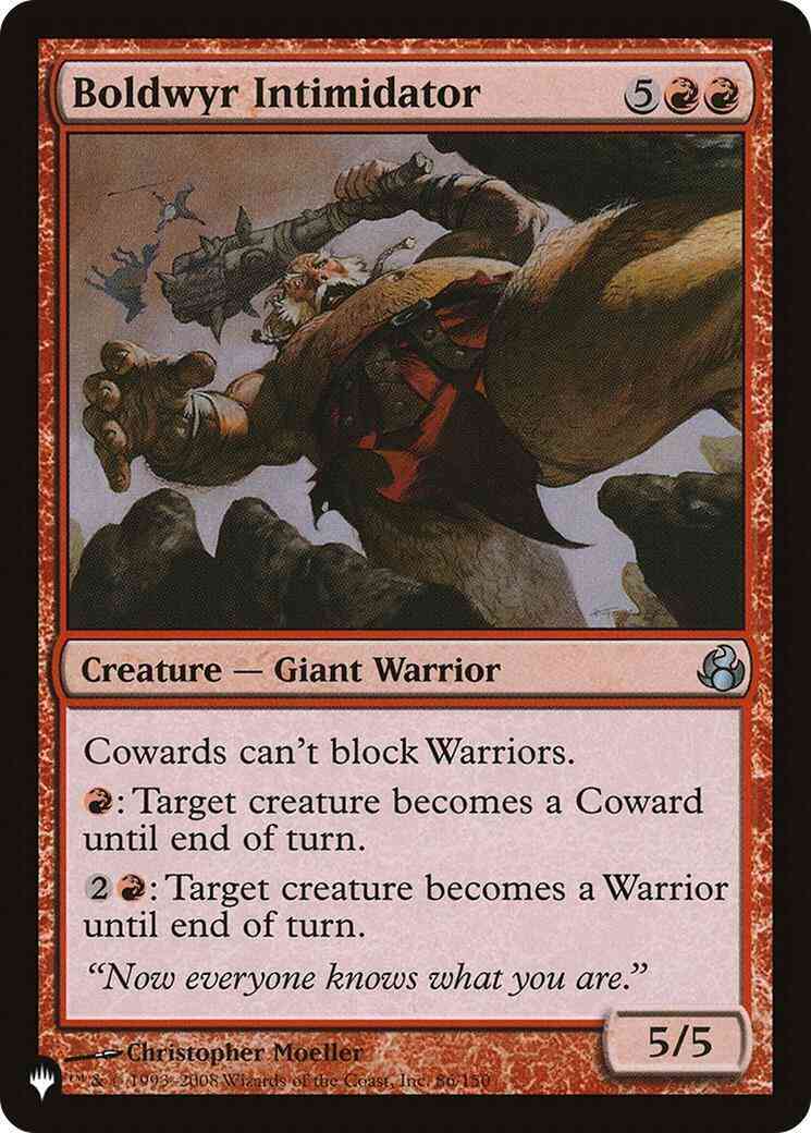 Boldwyr Intimidator [MOR-86] [The List] [Non-Foil]