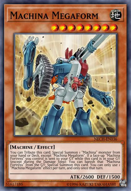 Machina Megaform - NECH-EN036 - Super Rare - Unlimited