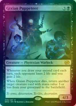 Gixian Puppeteer [99] [The Brothers' War] [Foil]