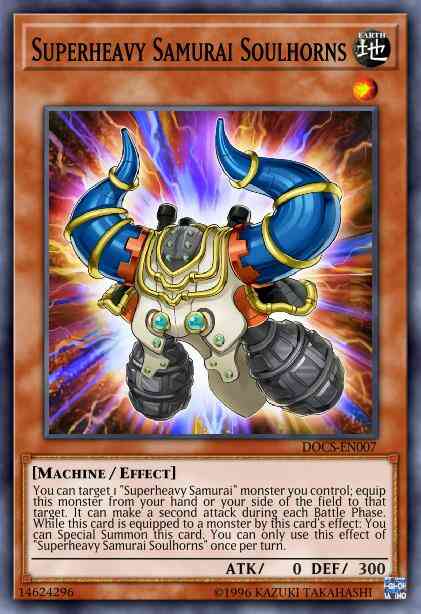 Superheavy Samurai Soulhorns - MP16-EN111 - Common - 1st Edition