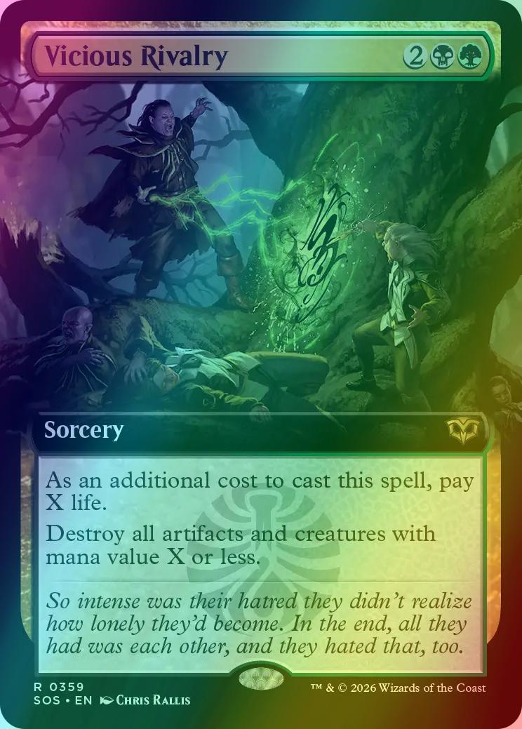 Vicious Rivalry [359] [Extended Art] [Secrets of Strixhaven] [Foil]