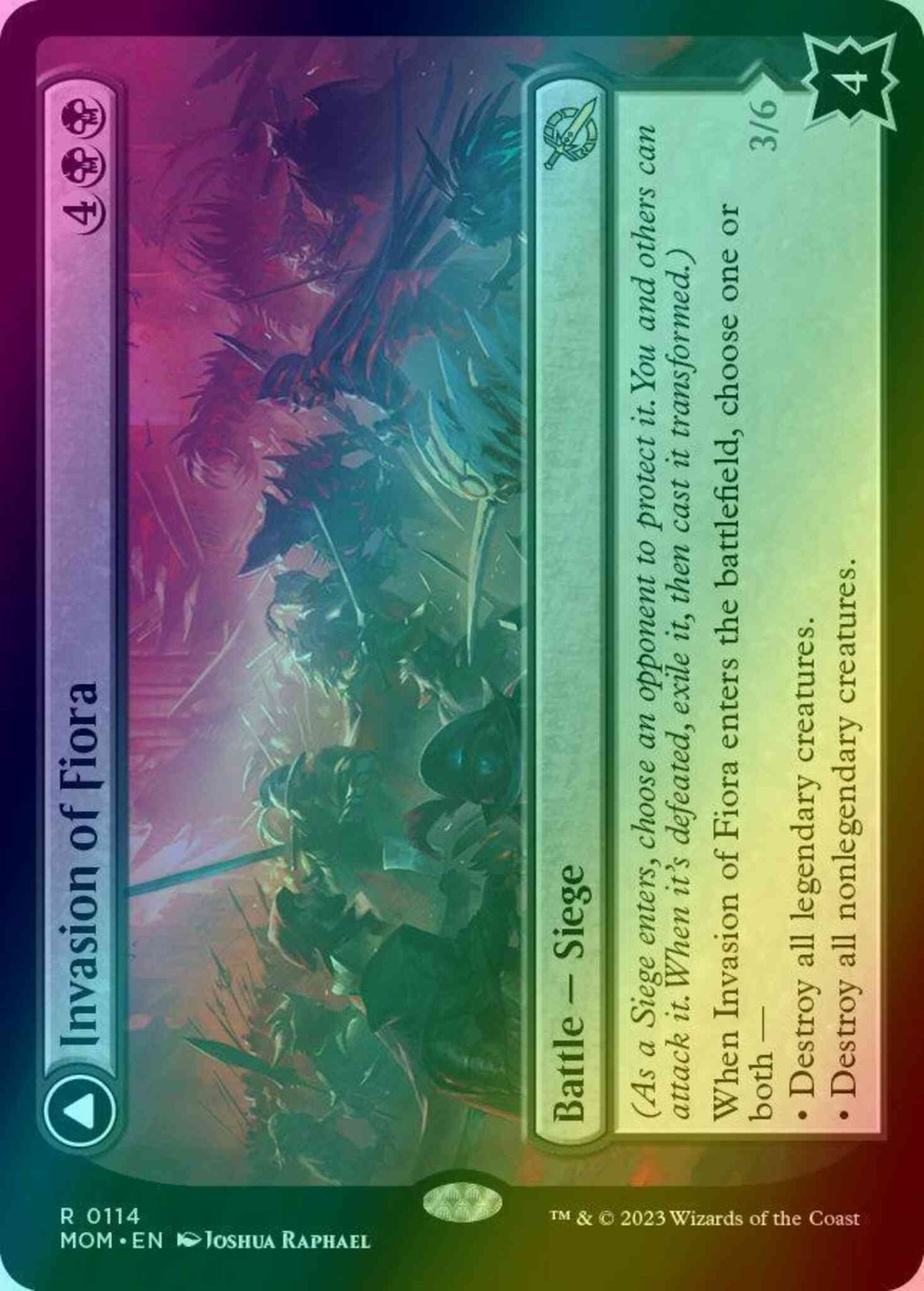 Invasion of Fiora // Marchesa, Resolute Monarch [114] [March of the Machine] [Foil]