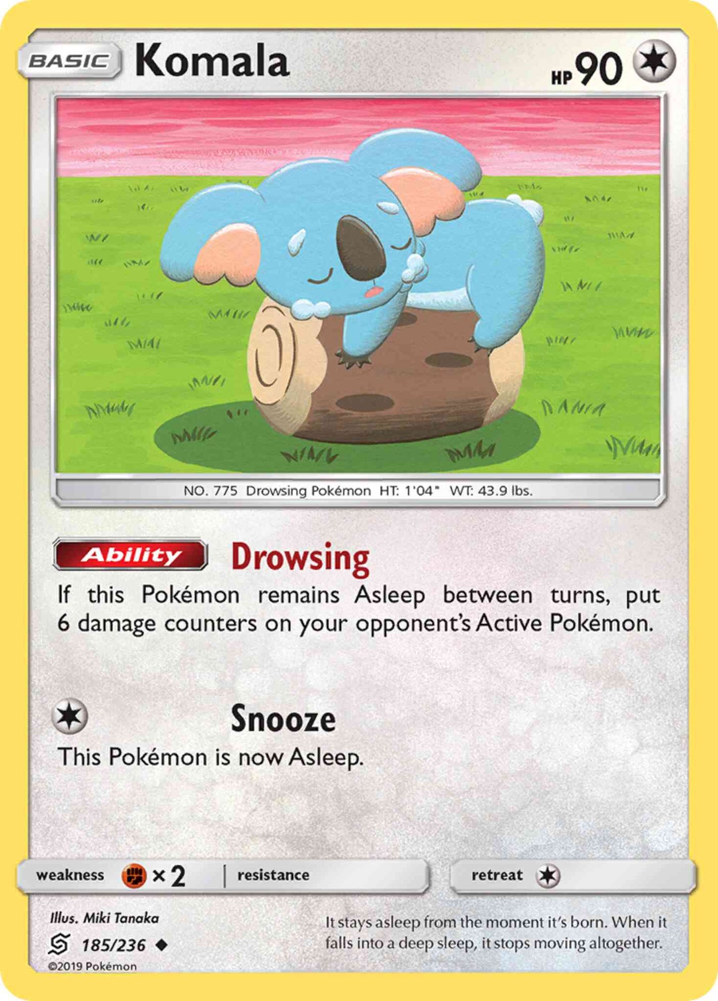 Komala - 185/236 - Uncommon [sm11-185] [Non-Holo]