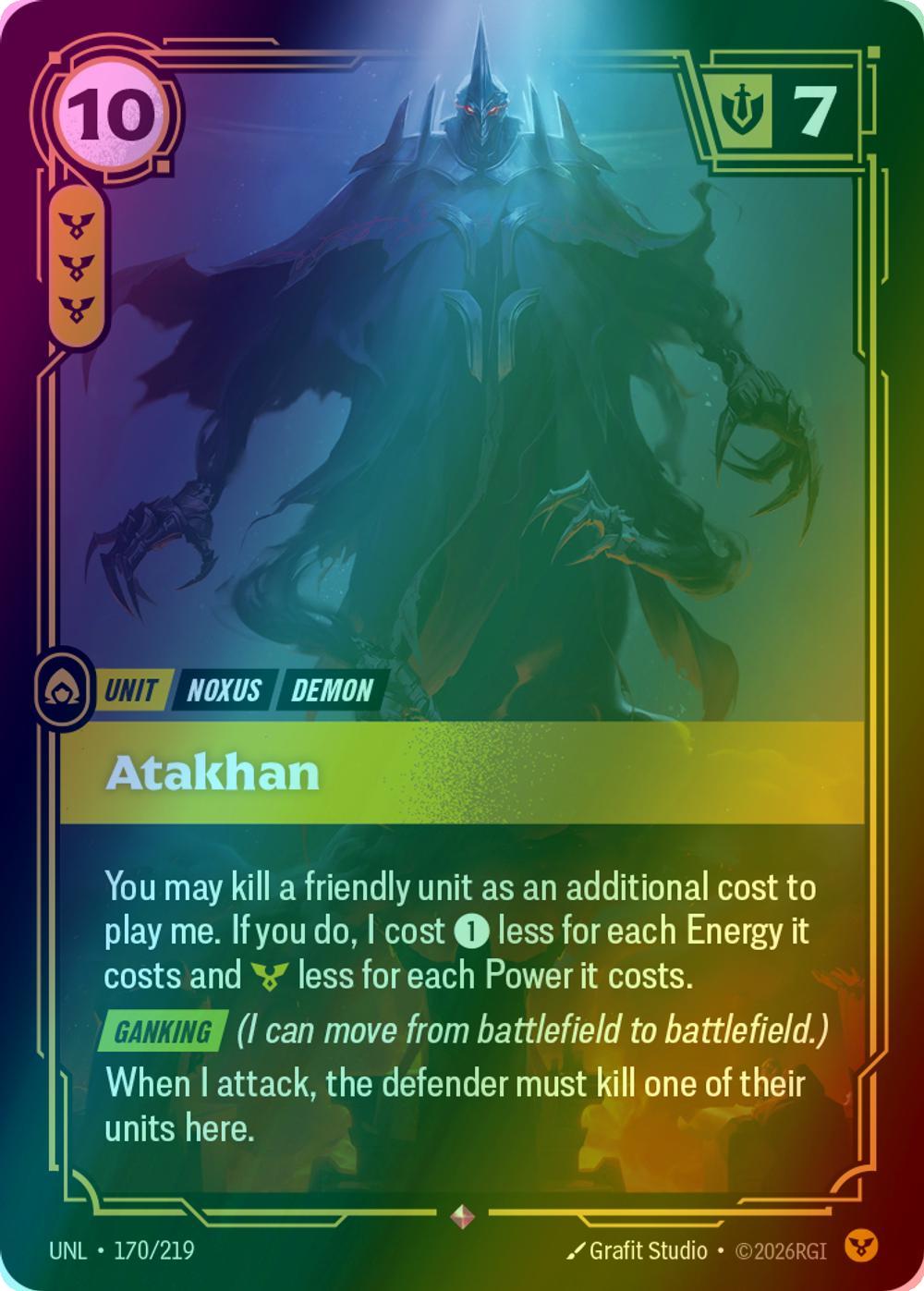 Atakhan - 170/219 [Unleashed] [Foil]