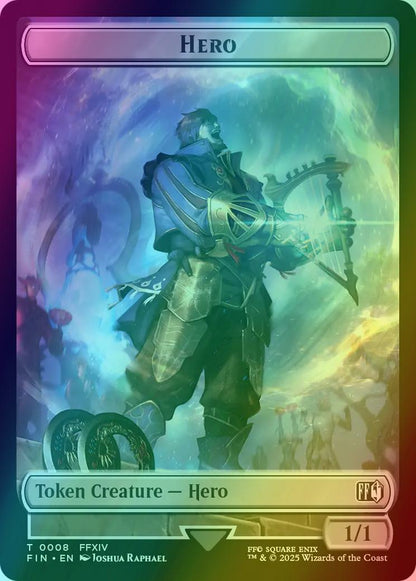 Frog Token (18) // Hero Token (08) [FINAL FANTASY: Tokens] [Foil]
