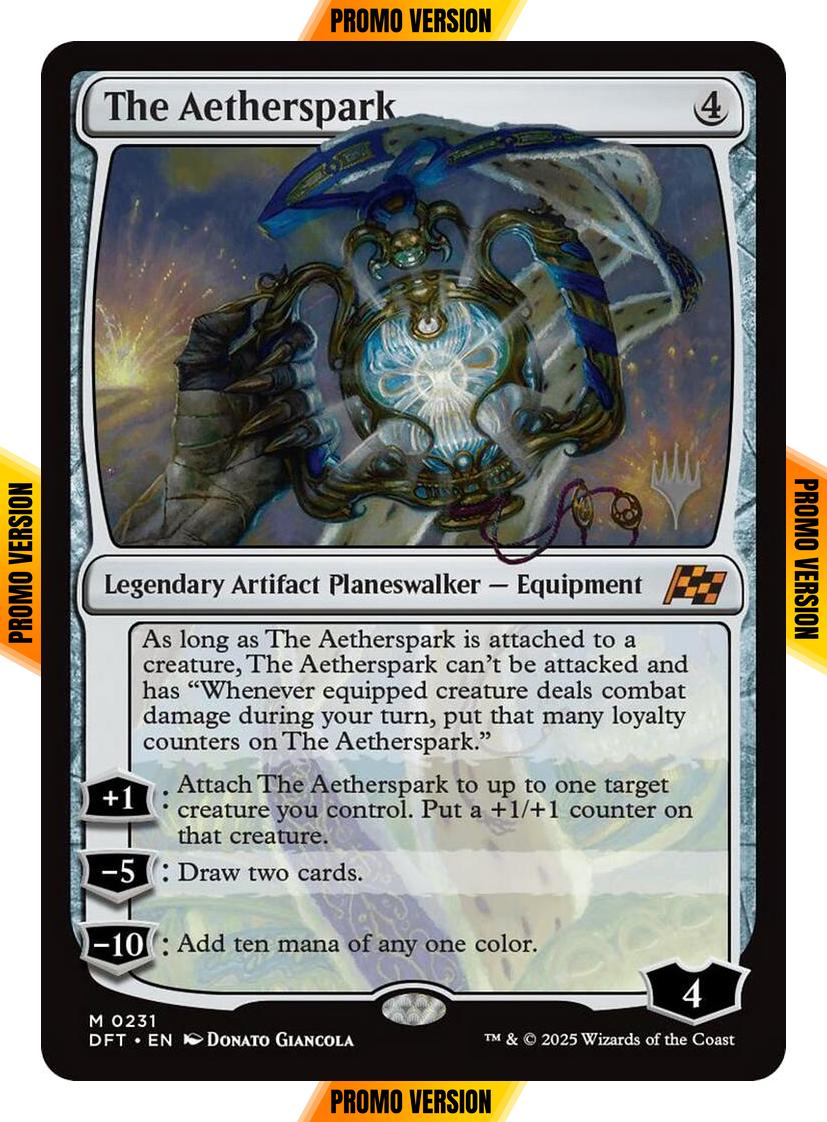 The Aetherspark [231p] [Promo Pack] [Aetherdrift: Promos] [Non-Foil]