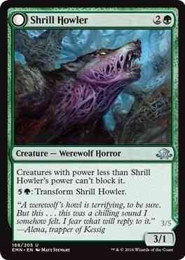 Shrill Howler // Howling Chorus [168] [Eldritch Moon] [Non-Foil]