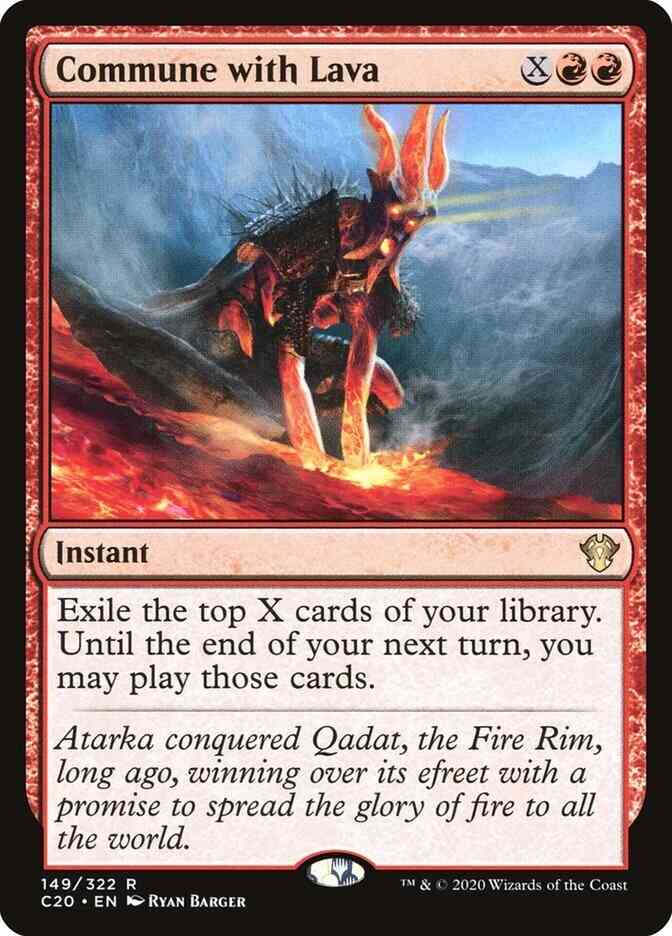 Commune with Lava [149] [Commander 2020] [Non-Foil]