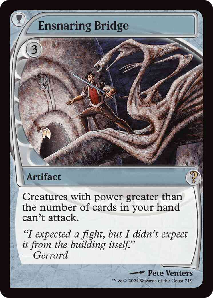 Ensnaring Bridge [219] [Future Frame] [Mystery Booster 2] [Foil]