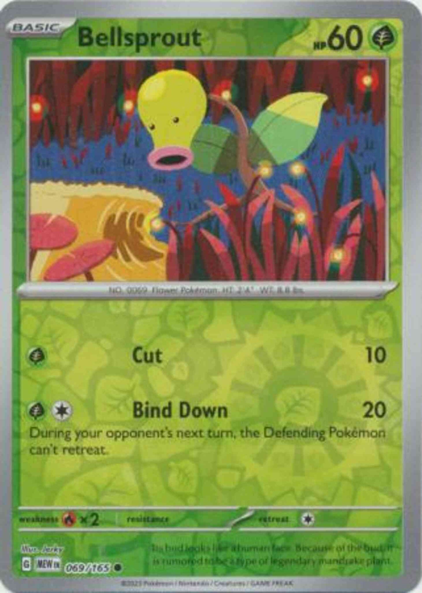 Bellsprout - 069/165 - Common [sv035-069] [Reverse Holo]