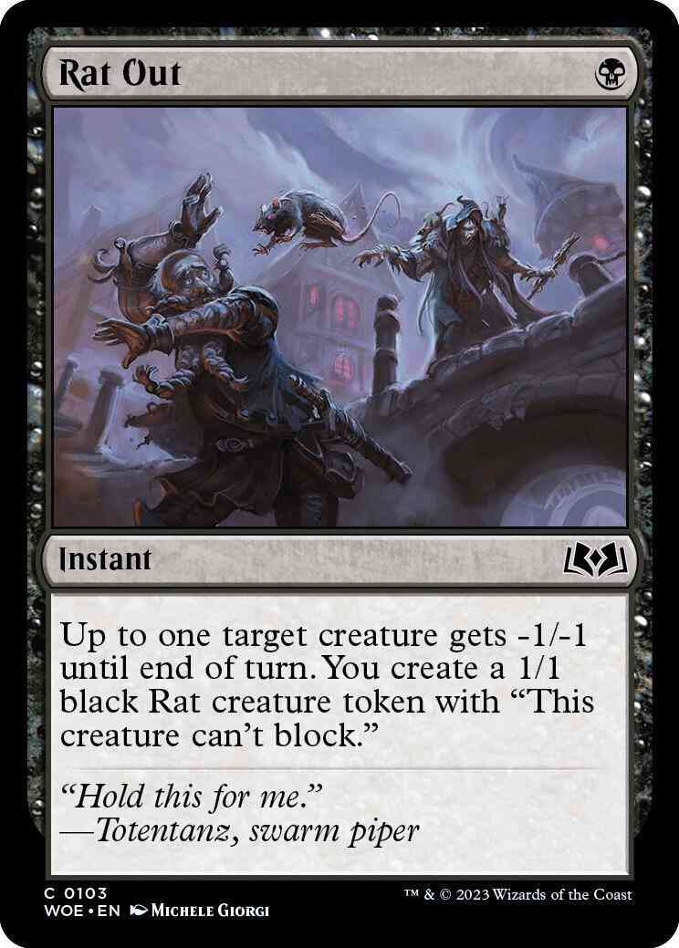 Rat Out [103] [Wilds of Eldraine] [Non-Foil]