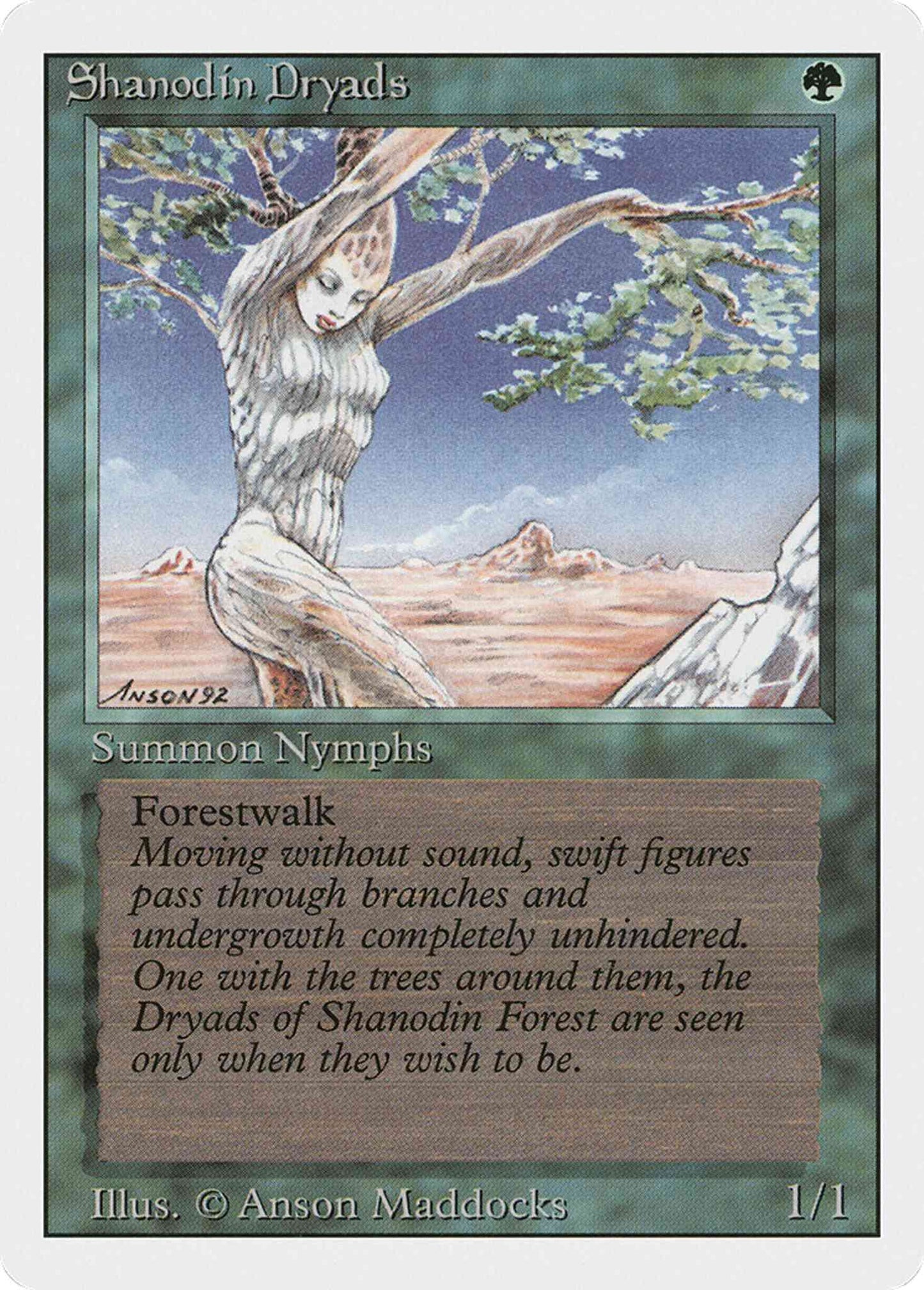 Shanodin Dryads [216] [Revised Edition] [Non-Foil]