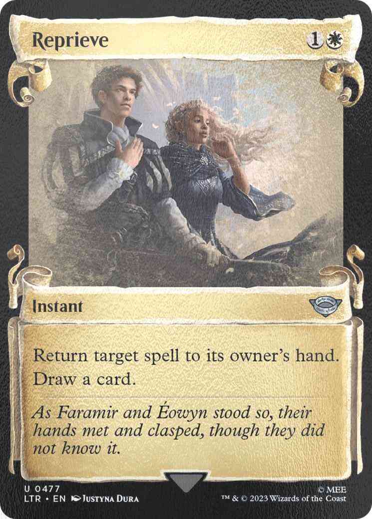Reprieve [477] [Scrolls Showcase] [The Lord of the Rings: Tales of Middle-earth] [Silver Foil]