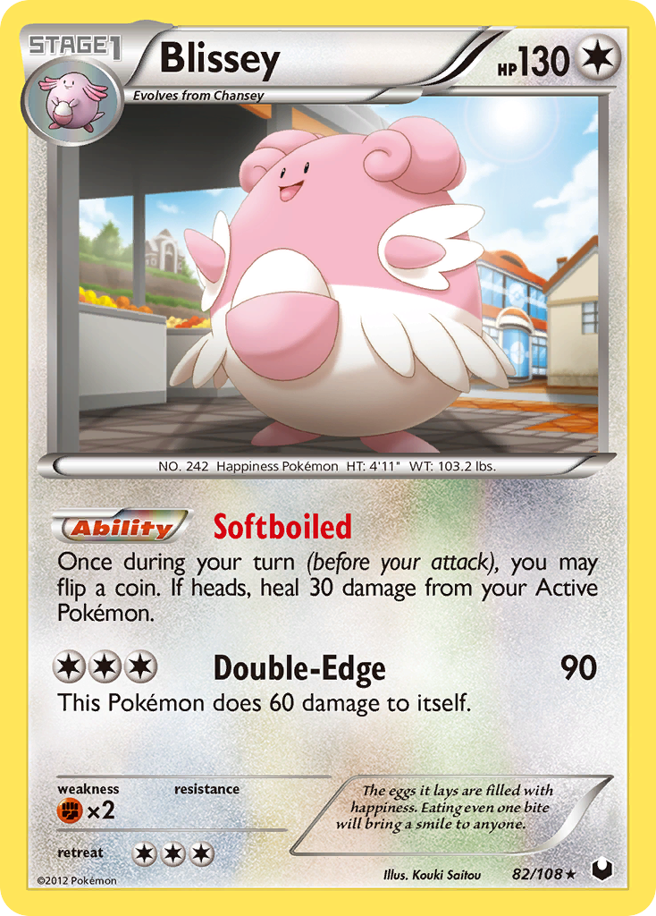 Blissey - Theme Deck - 82/108 - Rare [bw5-82] [Non-Holo]