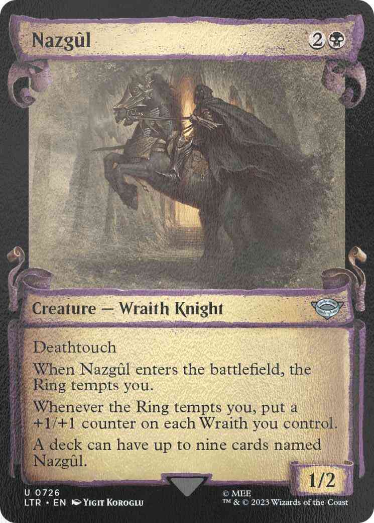 Nazgûl [726] [Scrolls Showcase] [The Lord of the Rings: Tales of Middle-earth] [Silver Foil]