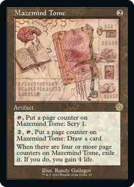 Mazemind Tome [93] [Retro Frame] [Schematic] [The Brothers' War Retro Artifacts] [Non-Foil]