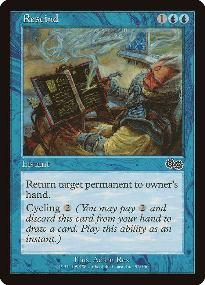 Rescind [92] [Urza's Saga] [Non-Foil]
