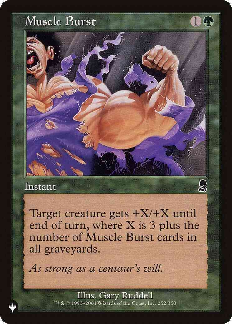 Muscle Burst [ODY-252] [The List] [Non-Foil]