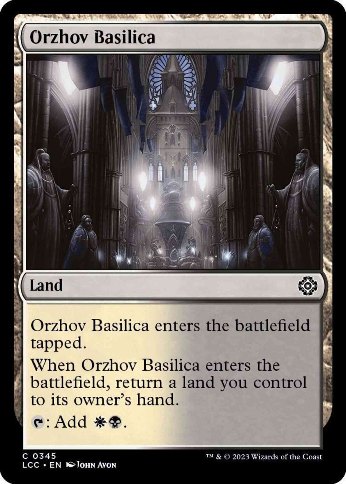 Orzhov Basilica [345] [The Lost Caverns of Ixalan: Commander] [Non-Foil]