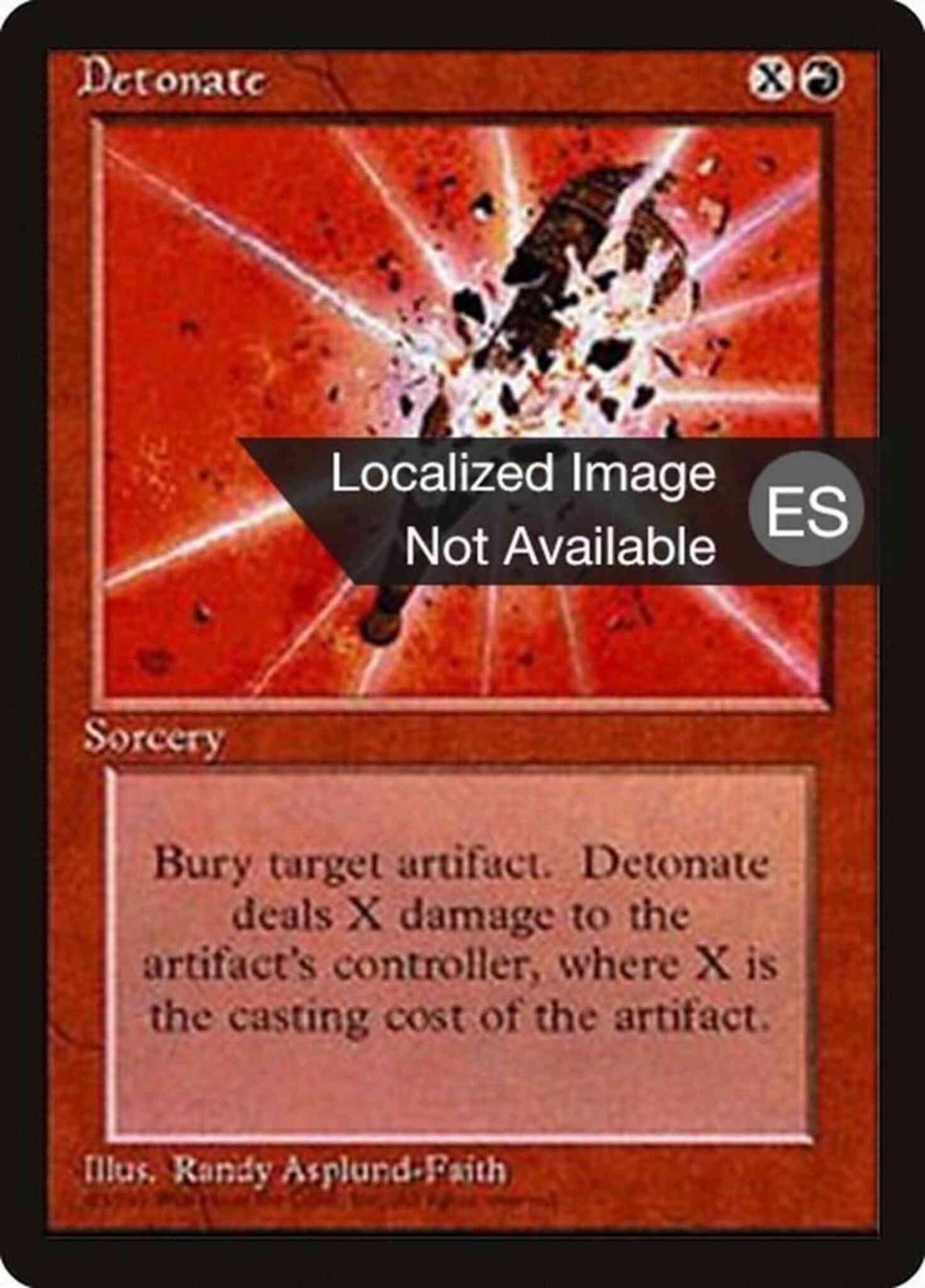 Detonate - Spanish [184] [Fourth Edition Black Border: Spanish] [Non-Foil]