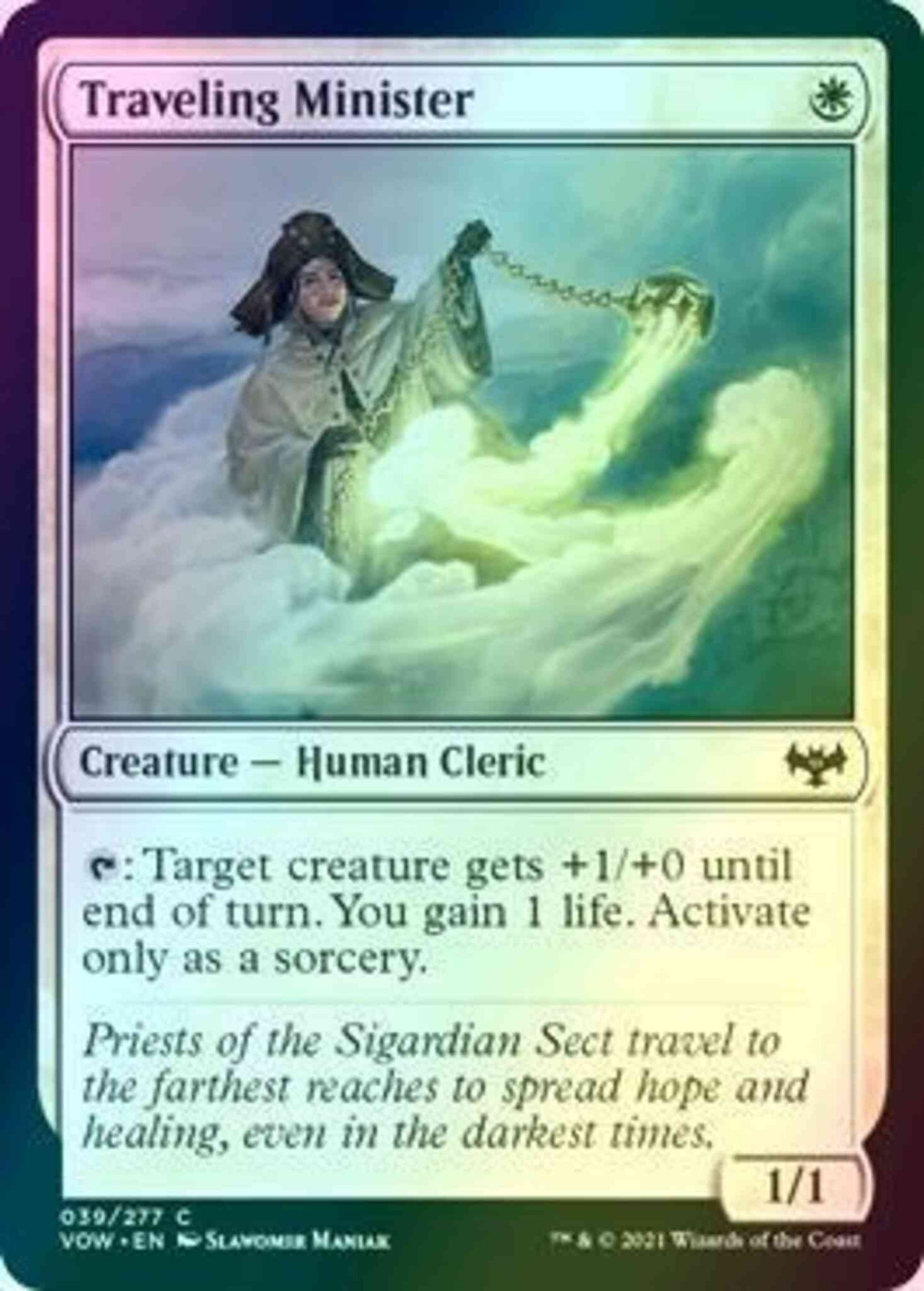 Traveling Minister [39] [Innistrad: Crimson Vow] [Foil]