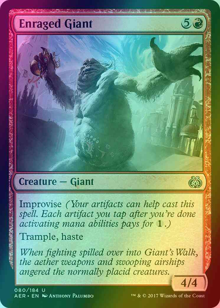 Enraged Giant [80] [Aether Revolt] [Foil]