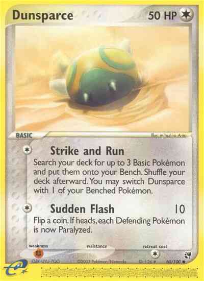 Dunsparce - 60/100 - Common [ex2-60] [Non-Holo]