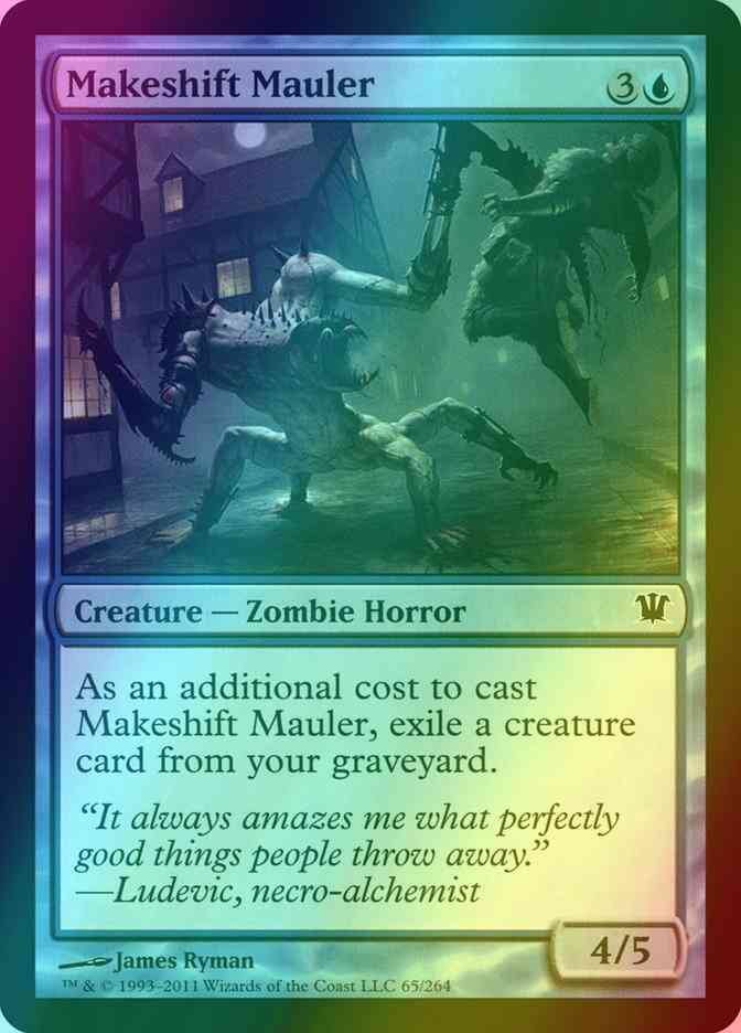 Makeshift Mauler [65] [Innistrad] [Foil]