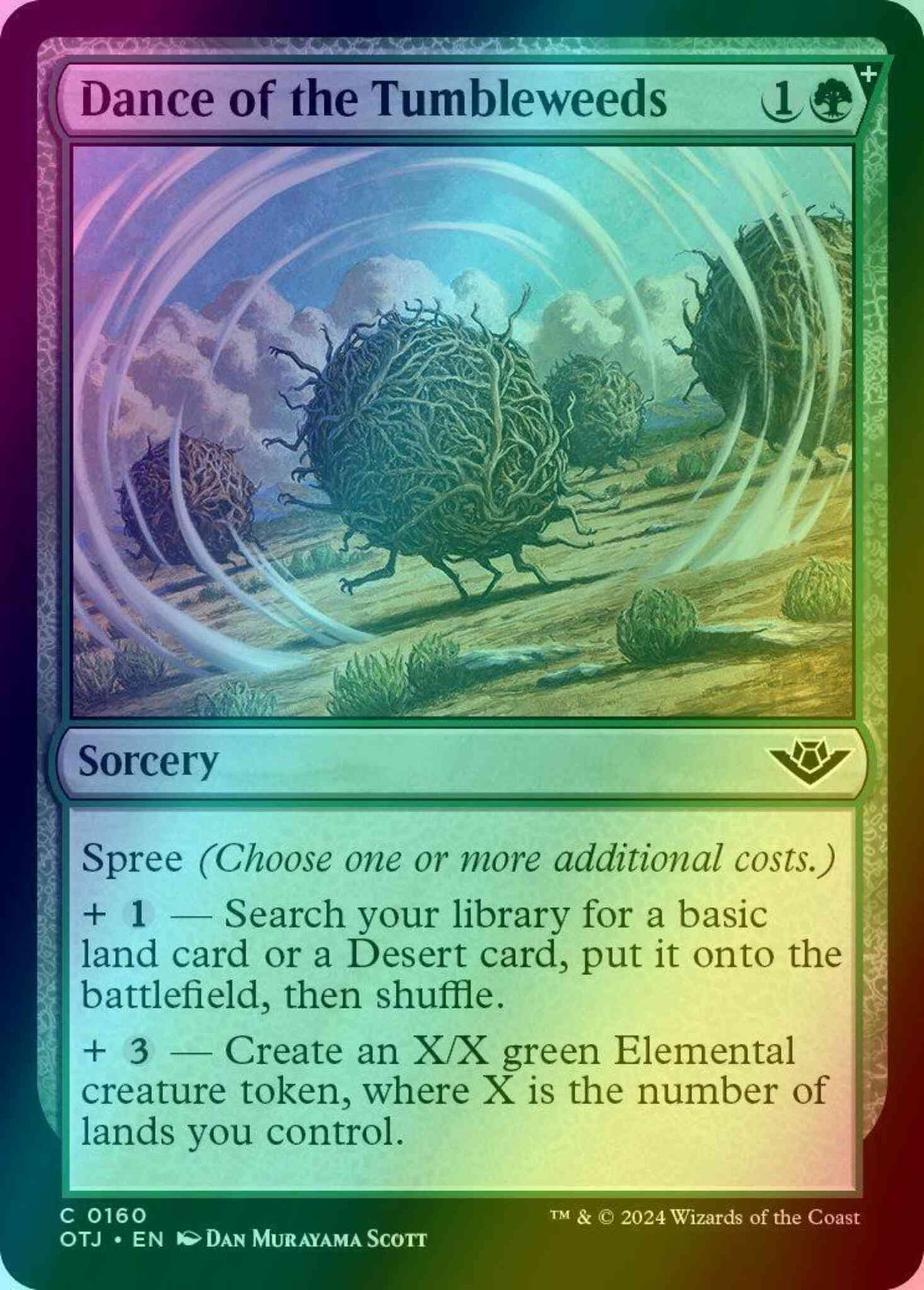 Dance of the Tumbleweeds [160] [Outlaws of Thunder Junction] [Foil]