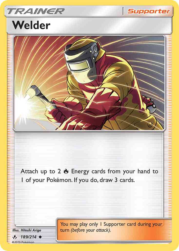 Welder - 189/214 - Uncommon [sm10-189] [Non-Holo]