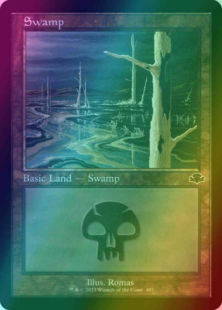 Swamp [407] [Retro Frame] [Dominaria Remastered] [Foil]