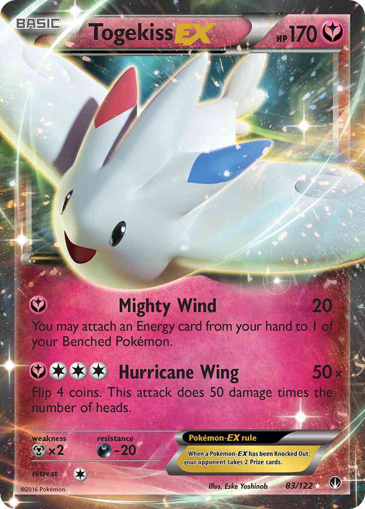 Togekiss-EX - 83/122 - Rare Holo EX [xy9-83] [Ultra]