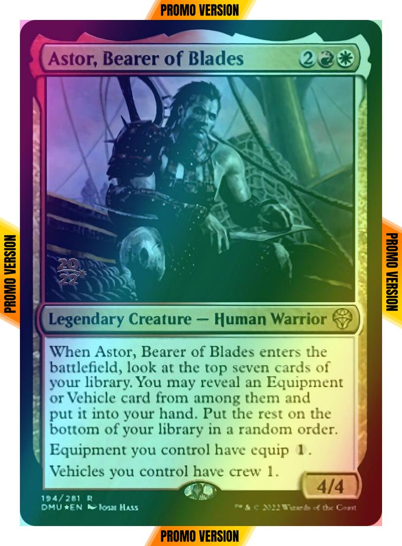 Astor, Bearer of Blades [194s] [Prerelease] [Dominaria United: Promos] [Foil]