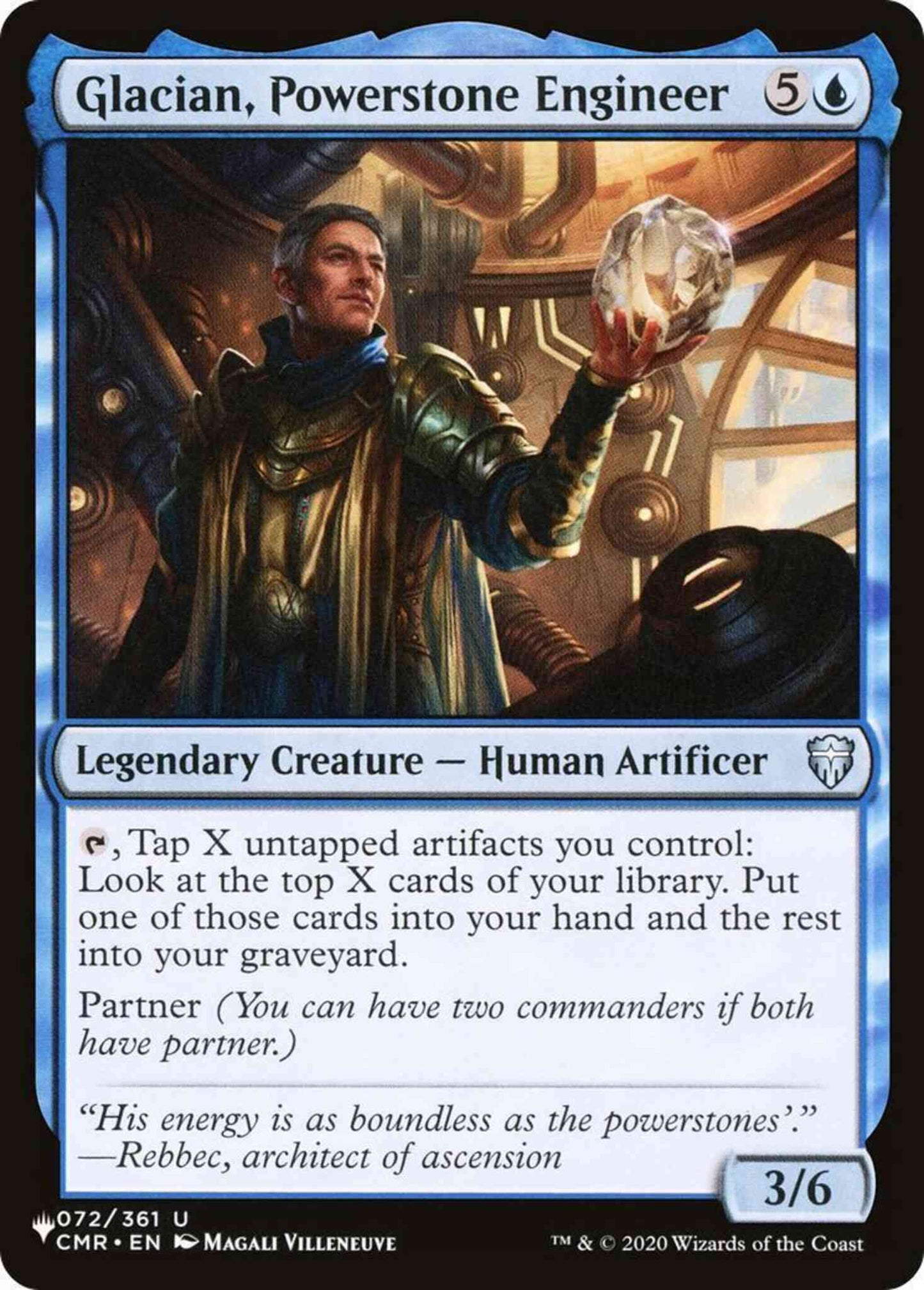 Glacian, Powerstone Engineer [CMR-72] [The List] [Non-Foil]