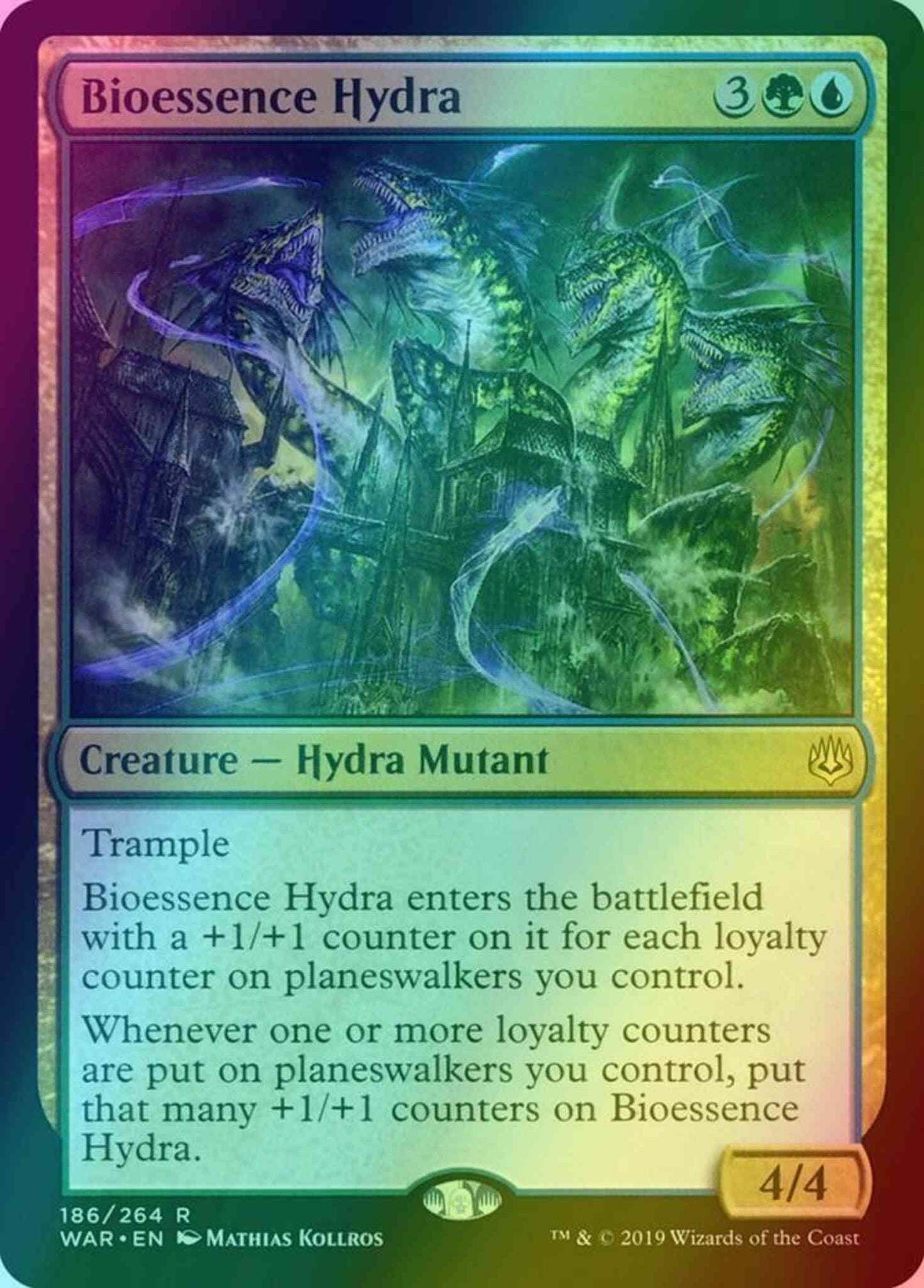 Bioessence Hydra [186] [War of the Spark] [Foil]