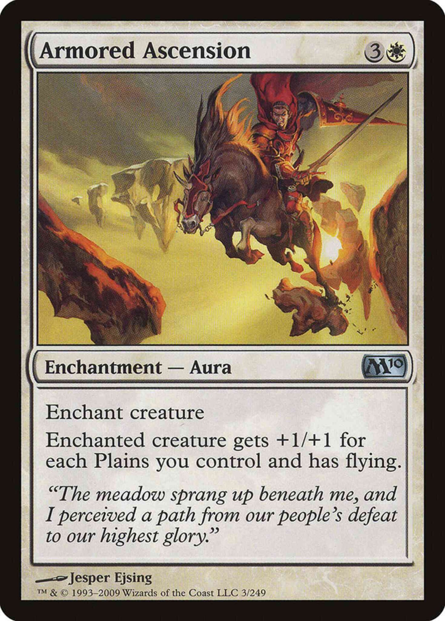 Armored Ascension [3] [Magic 2010] [Non-Foil]