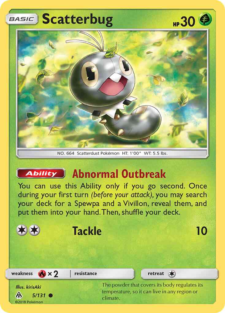 Scatterbug - 5/131 - Common [sm6-5] [Non-Holo]