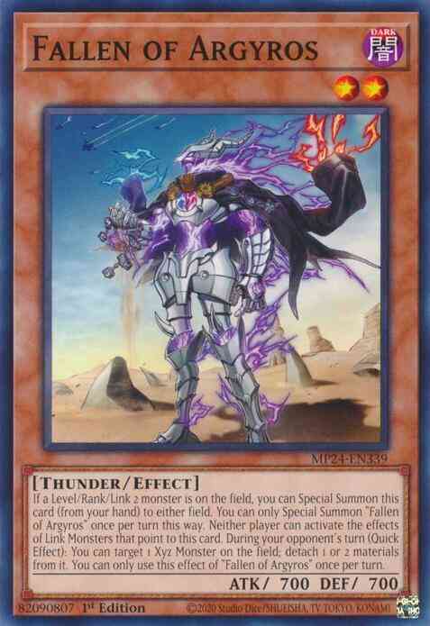 Fallen of Argyros - MP24-EN339 - Common - 1st Edition
