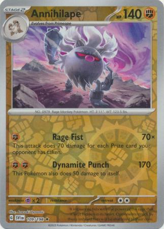 Annihilape - 109/198 - Rare [sv01-109] [Reverse Holo]