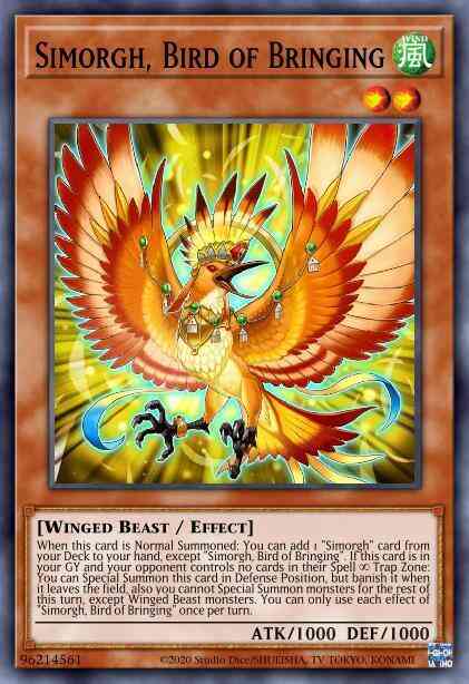 Simorgh, Bird of Bringing - RIRA-EN018 - Rare - Unlimited