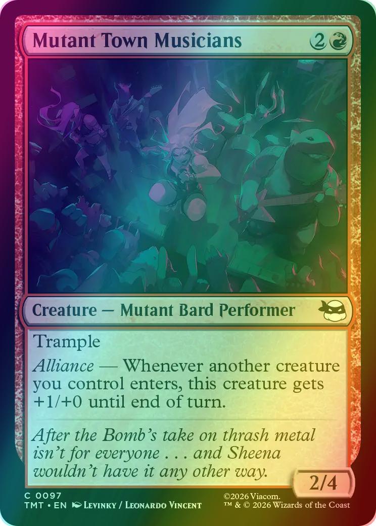 Mutant Town Musicians [97] [Teenage Mutant Ninja Turtles] [Foil]